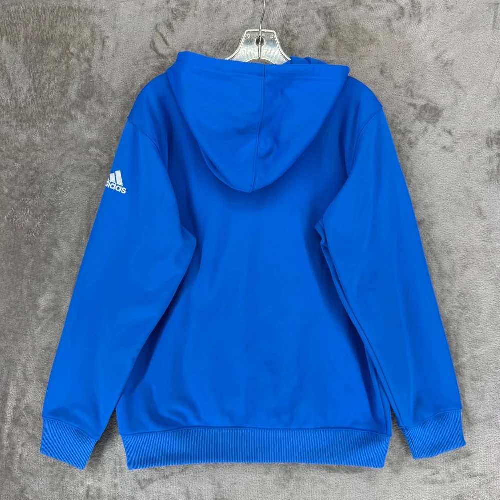 Adidas UCLA Bruins Mens Blue Climawarm‎ Pullover Hoodie Sweatshirt Medium